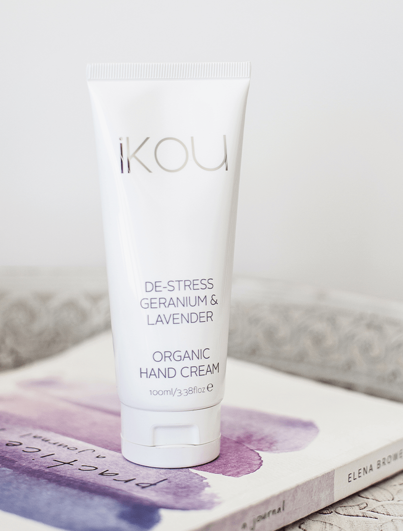 iKOU De - Stress Geranium and Lavender Organic Hand Cream - Zjoosh