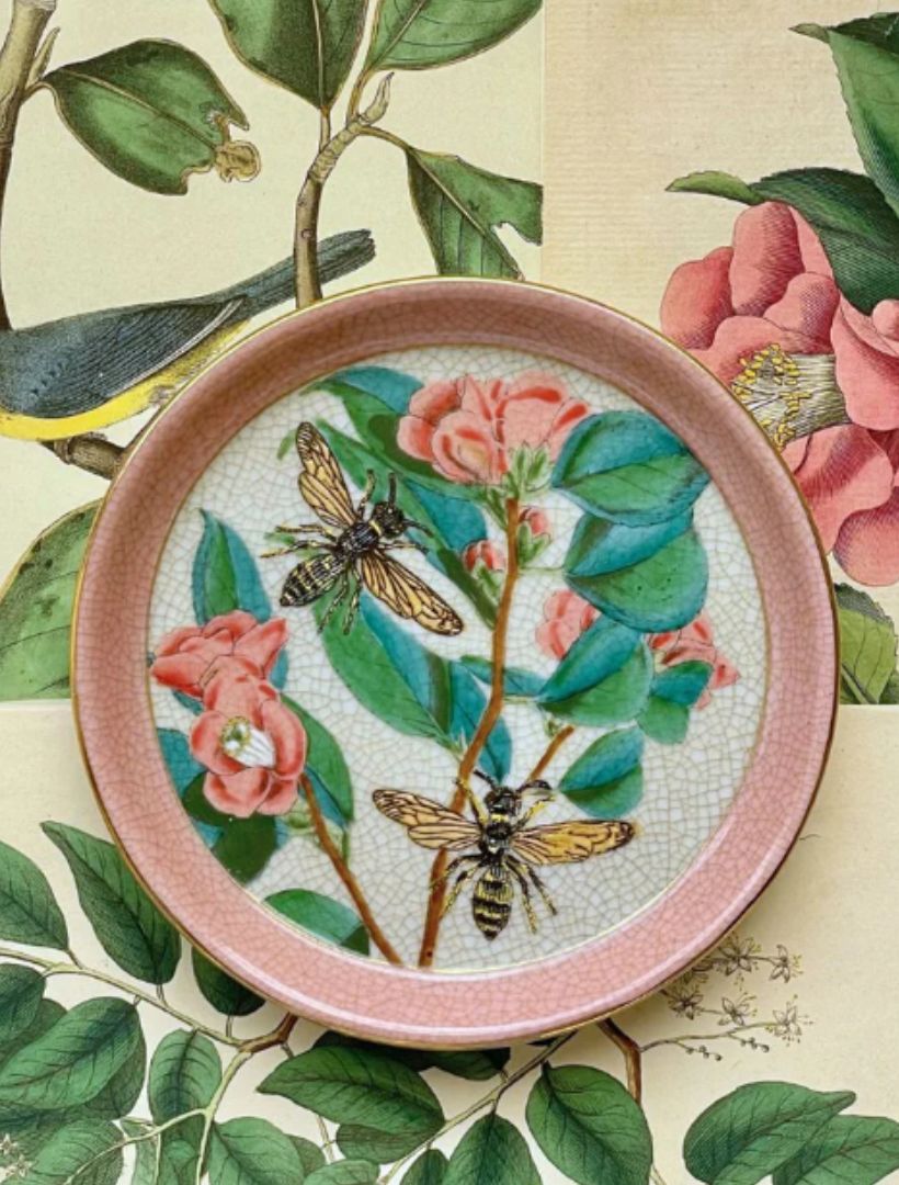 Imperio Savon Dish Camellia Saphire - Zjoosh