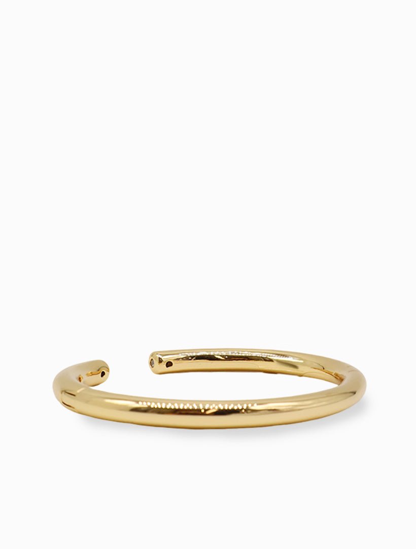 Invisible Hinge Bangle Gold - Zjoosh