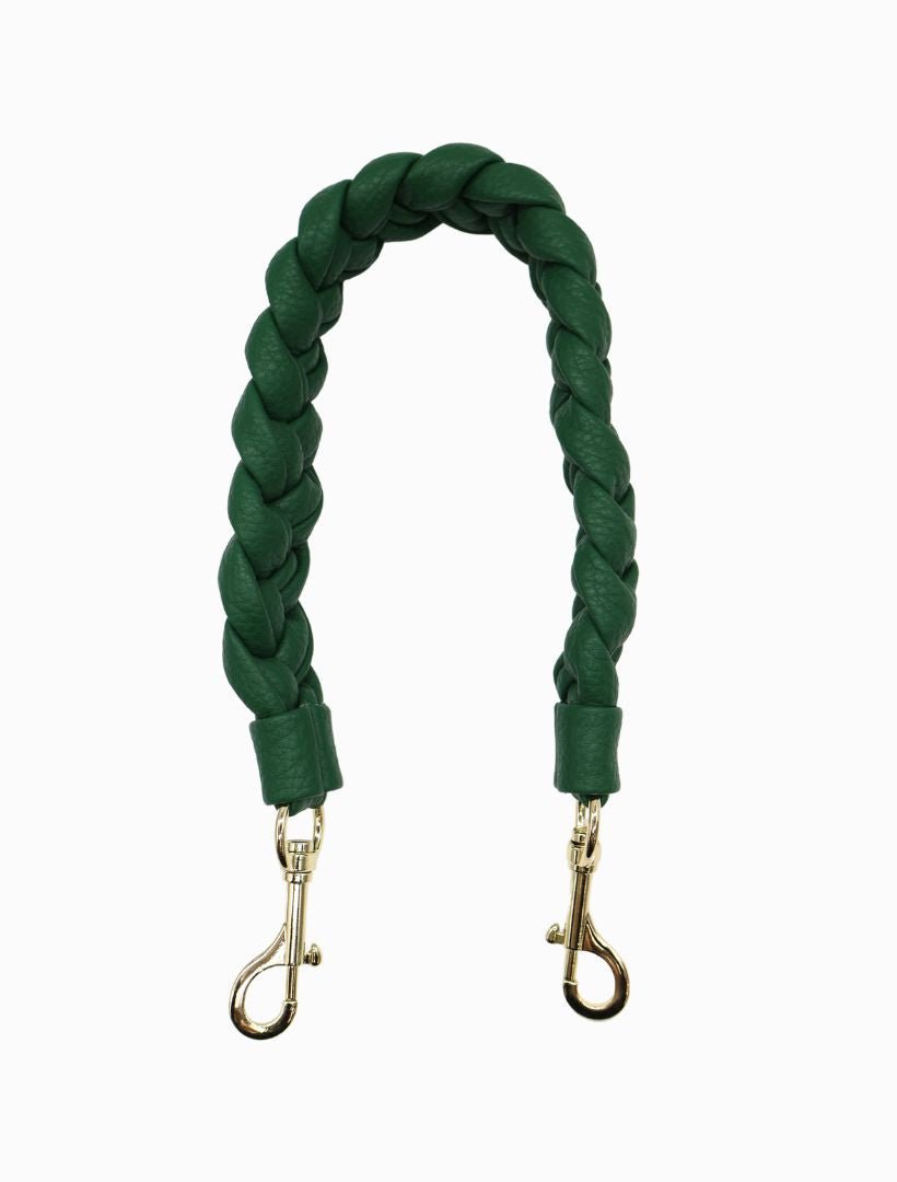 Jacie Plaited Strap Green - FINAL SALE - Zjoosh