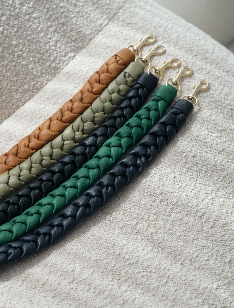 Jacie Plaited Strap Green - FINAL SALE - Zjoosh