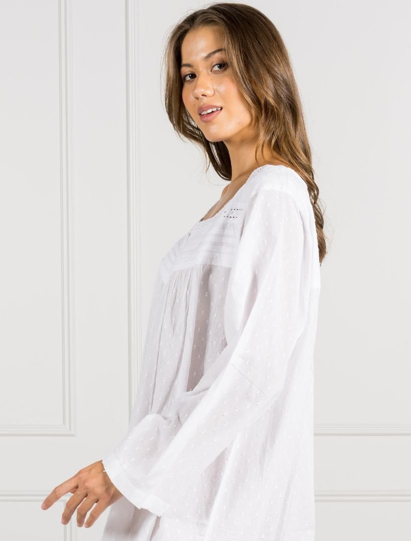 Janelle Nightdress White - Zjoosh