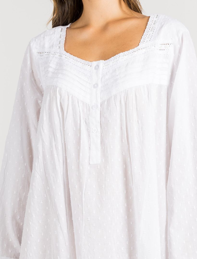 Janelle Nightdress White - Zjoosh