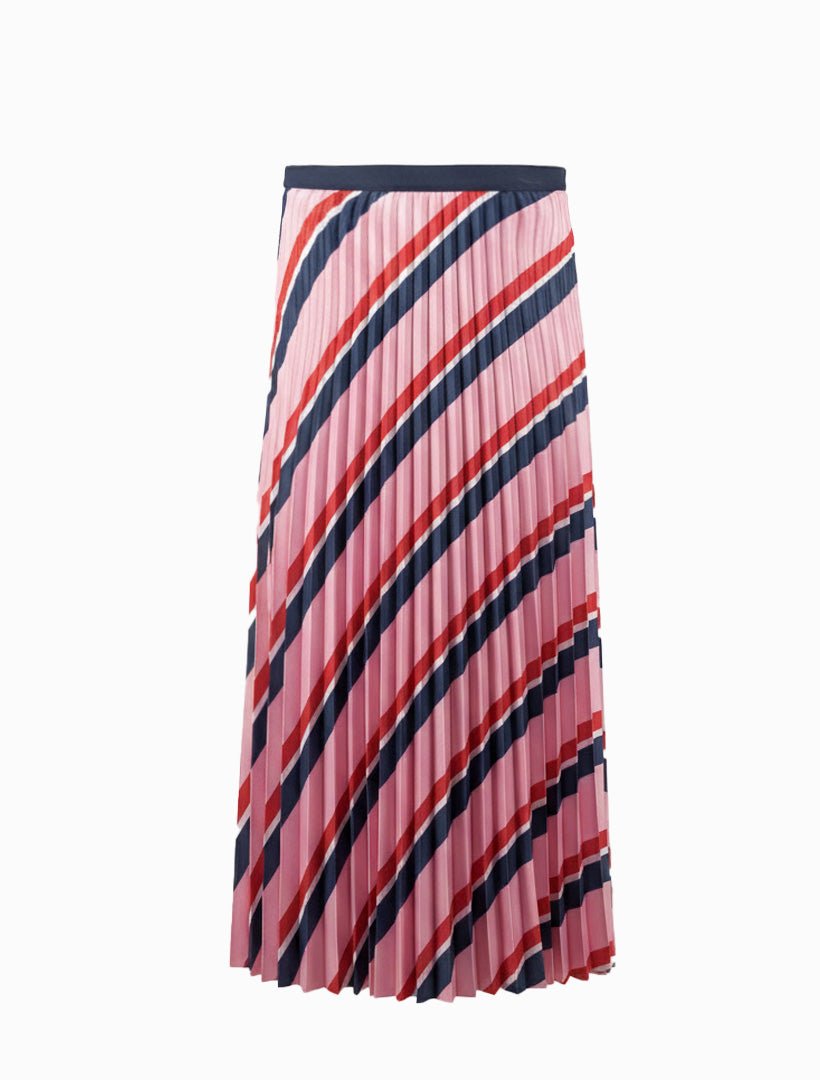 Jaqueline Stripe Skirt Pink - Zjoosh