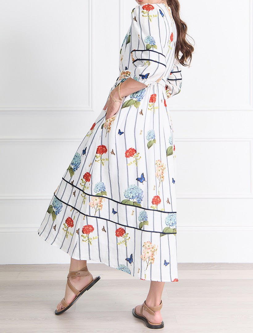 Jardinaire Linen Dress - FINAL SALE - Zjoosh