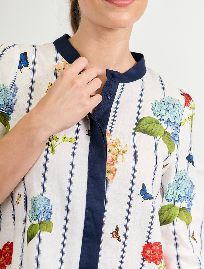 Jardinaire Linen Shirt - FINAL SALE - Zjoosh