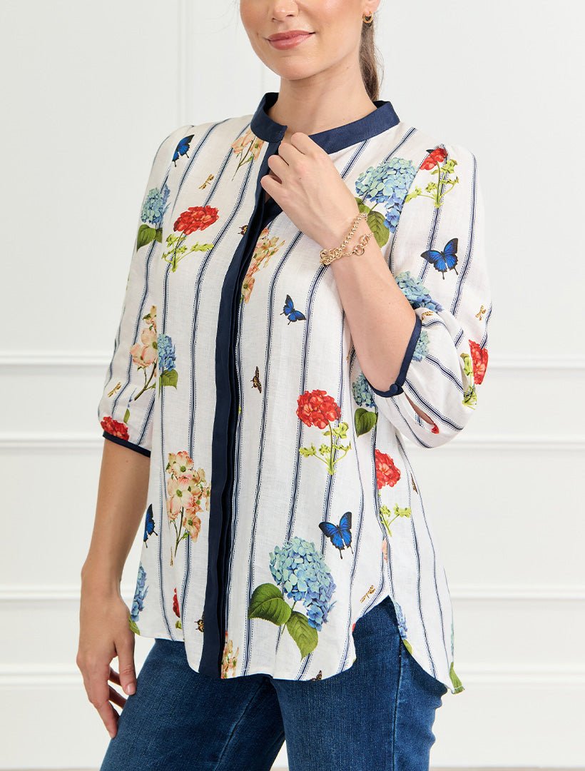 Jardinaire Linen Shirt - FINAL SALE - Zjoosh
