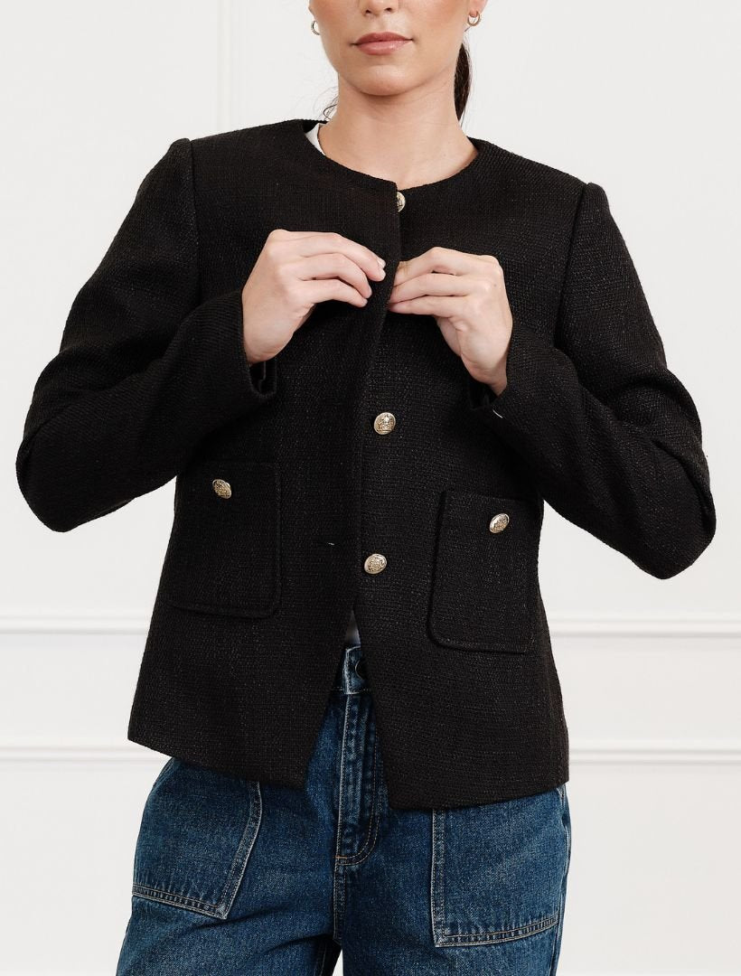 Jeanne Jacket Black - Zjoosh