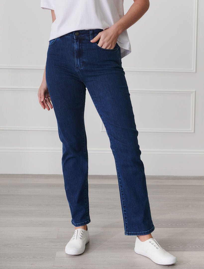 Jenna Straight Leg Jean Indigo - Zjoosh