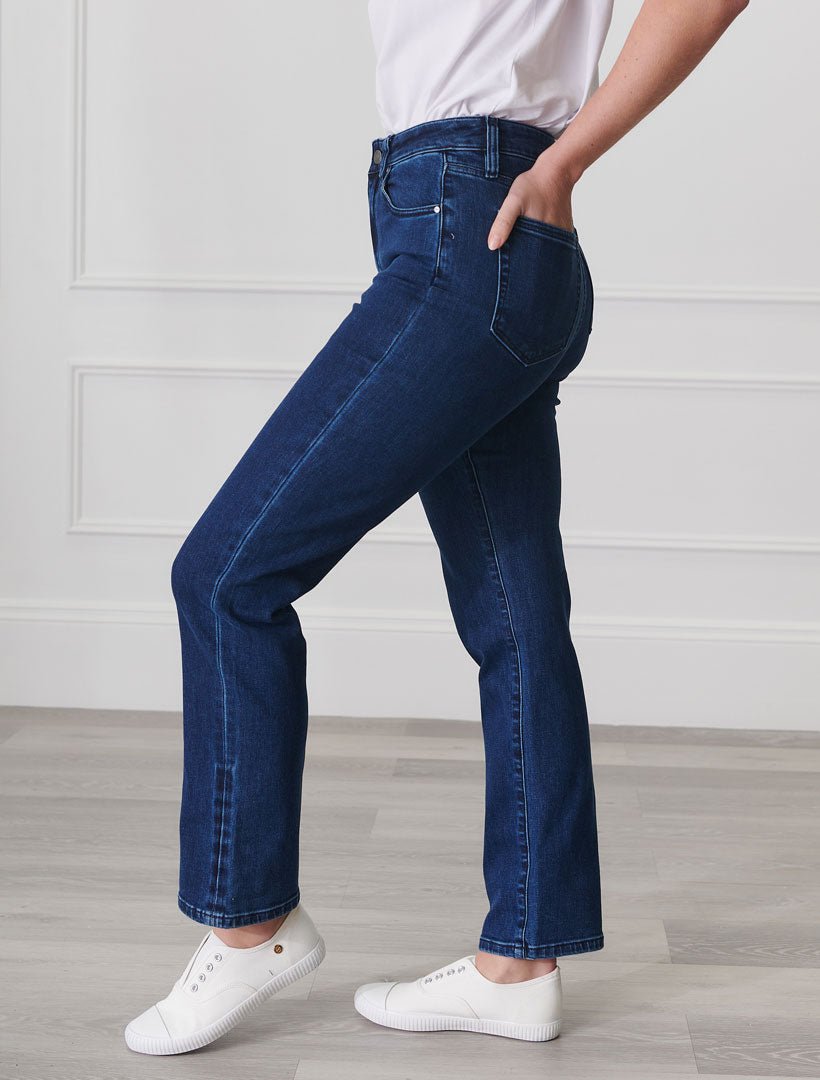 Jenna Straight Leg Jean Indigo - Zjoosh