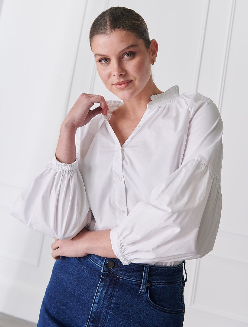 Jo Shirt White - FINAL SALE - Zjoosh