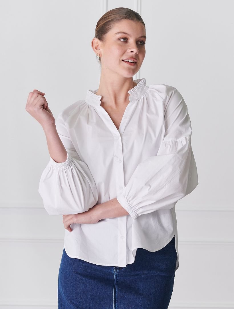 Jo Shirt White - FINAL SALE - Zjoosh