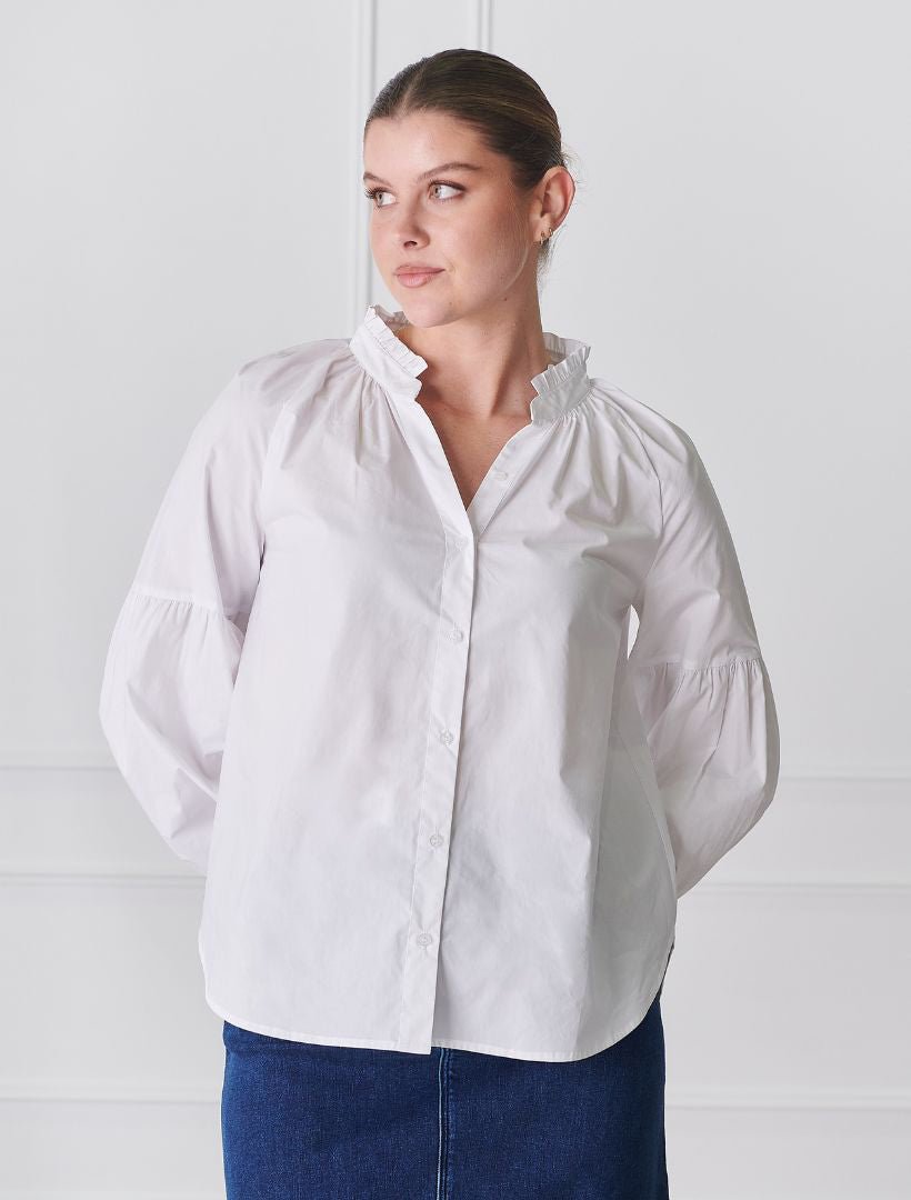 Jo Shirt White - FINAL SALE - Zjoosh