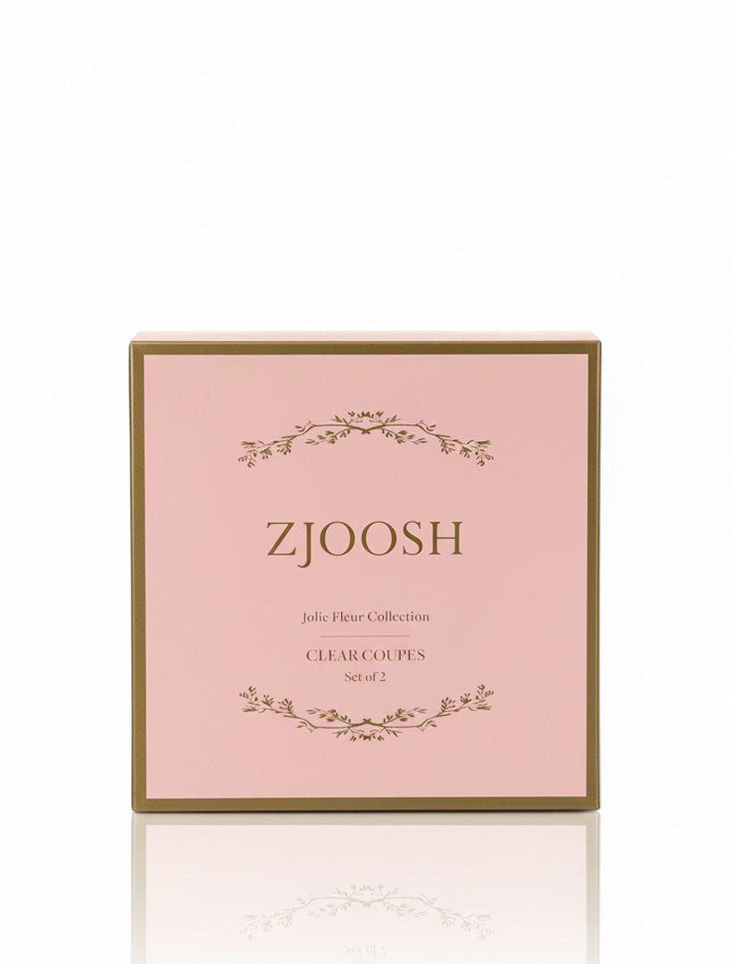 Jolie Fleur Crystal Coupes Clear - Zjoosh