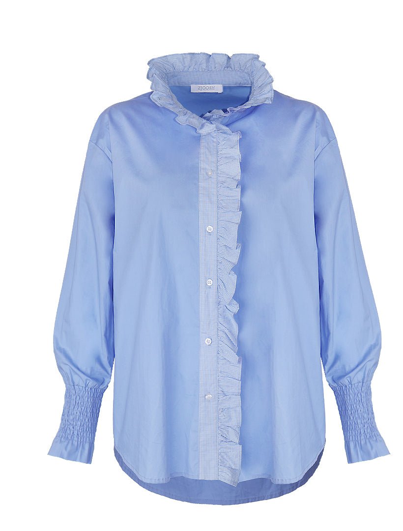 Jolie Shirt Cornflower Blue - Zjoosh