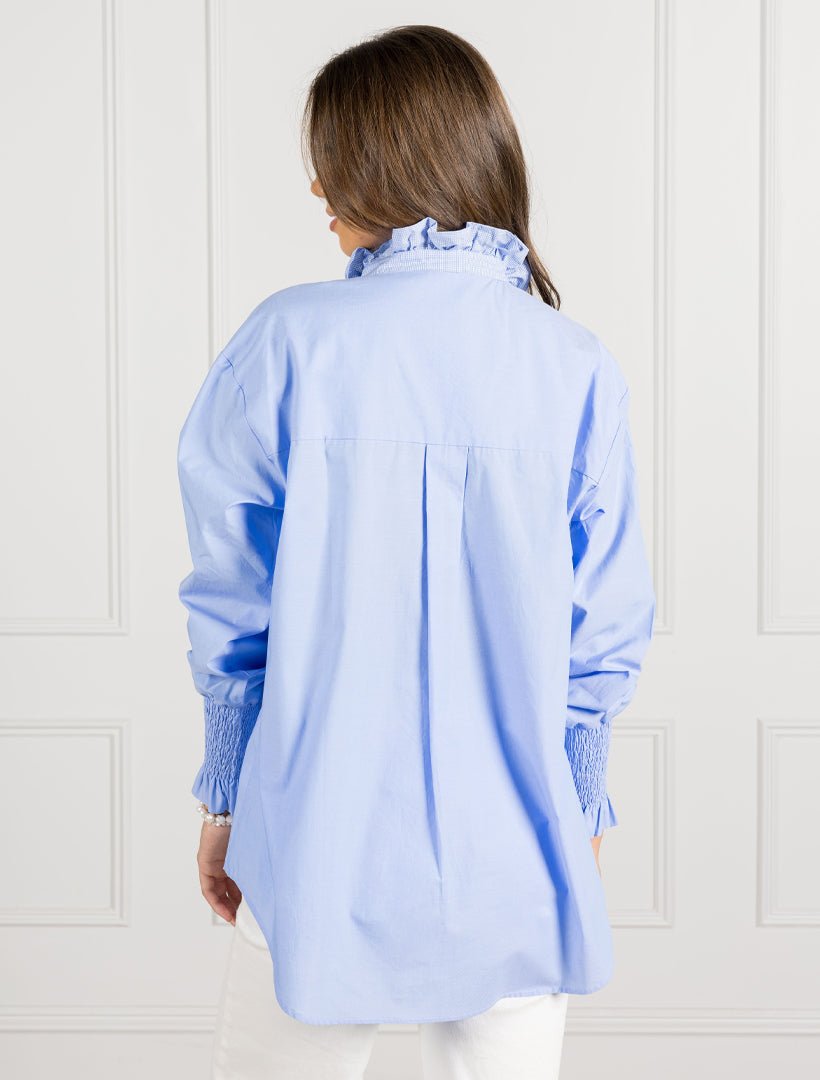 Jolie Shirt Cornflower Blue - Zjoosh