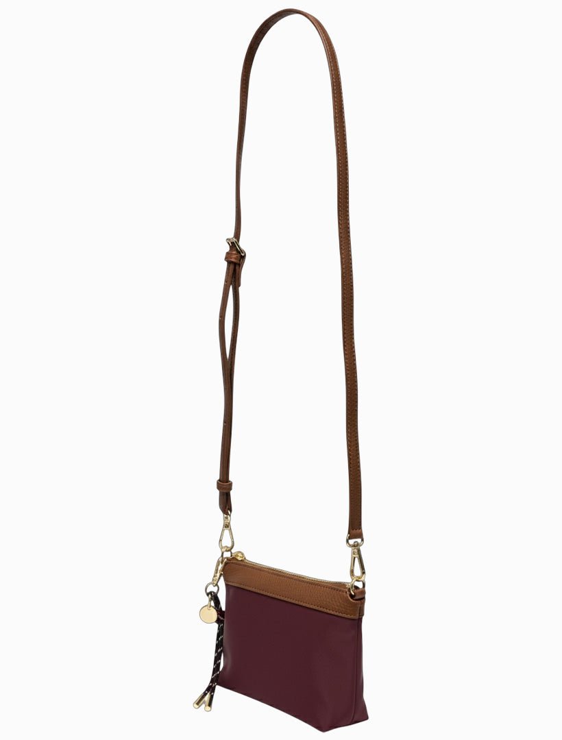 Journey Cross Body Bag Burgundy - Zjoosh