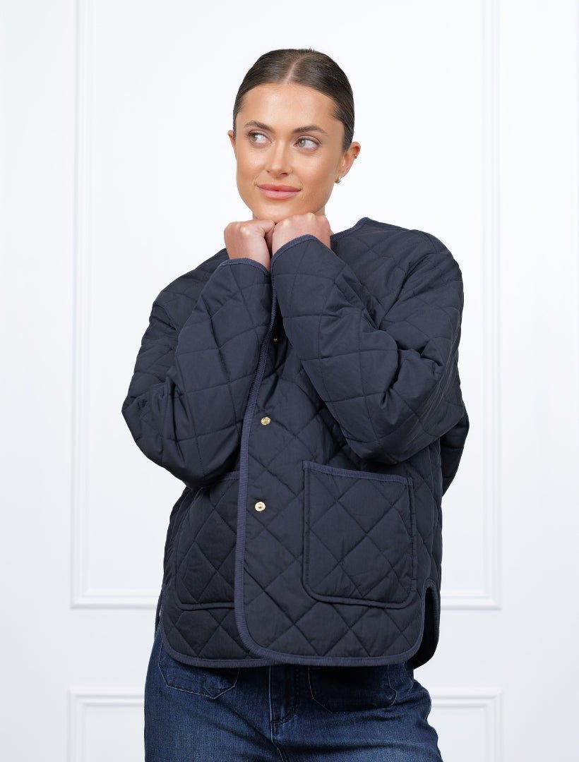 Judie Jacket Navy - Zjoosh