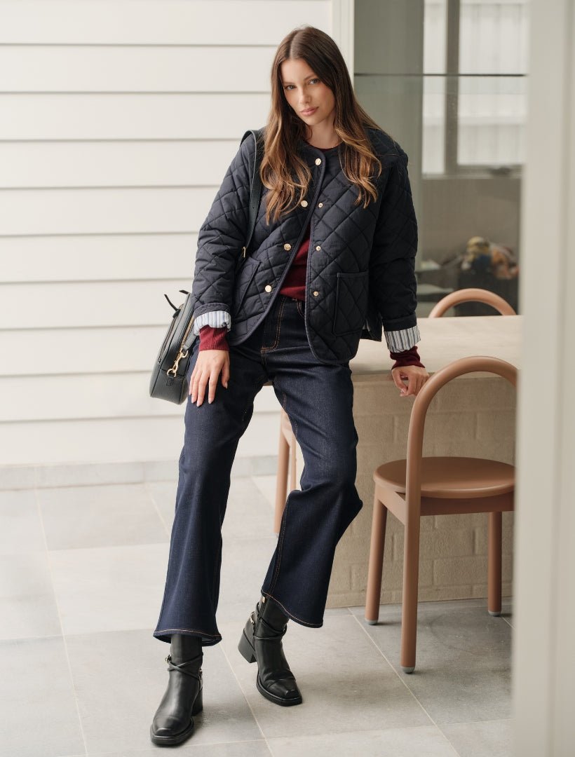 Judie Jacket Navy - Zjoosh