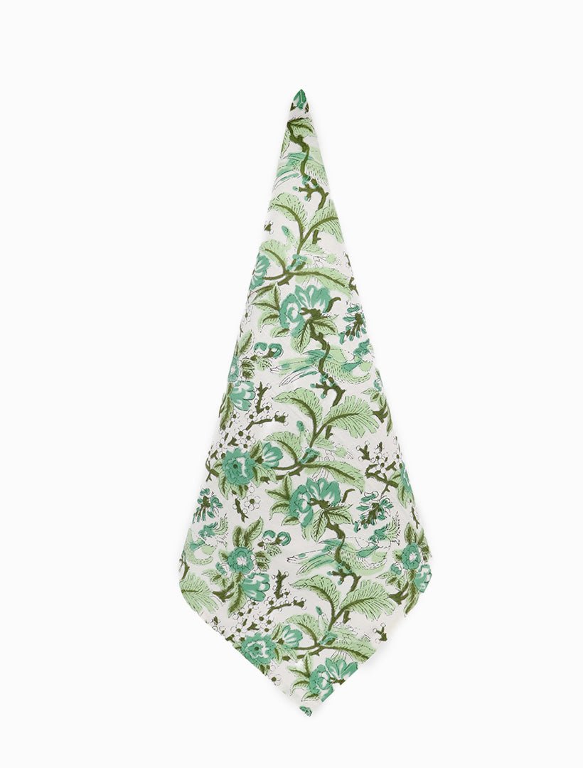 Kavya Napkin Set of 4 Green 45cm x 45cm - Zjoosh