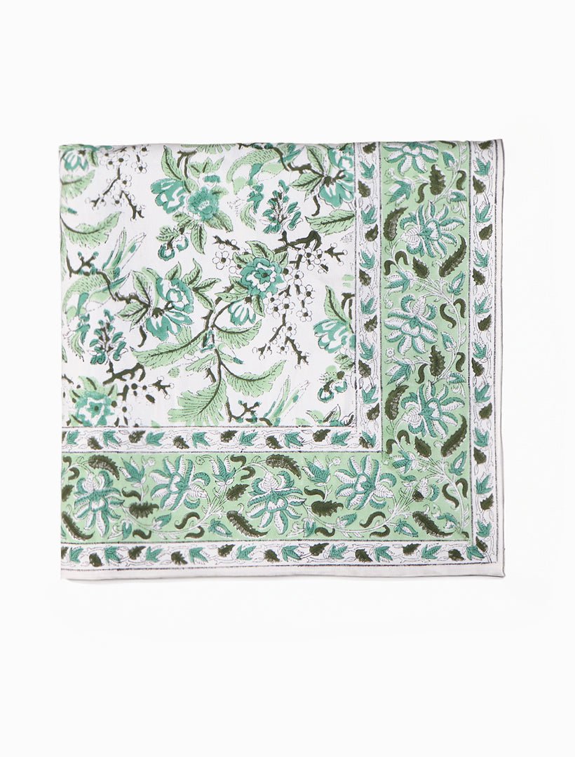 Kavya Tablecloth Green 150cm x 320cm - Zjoosh