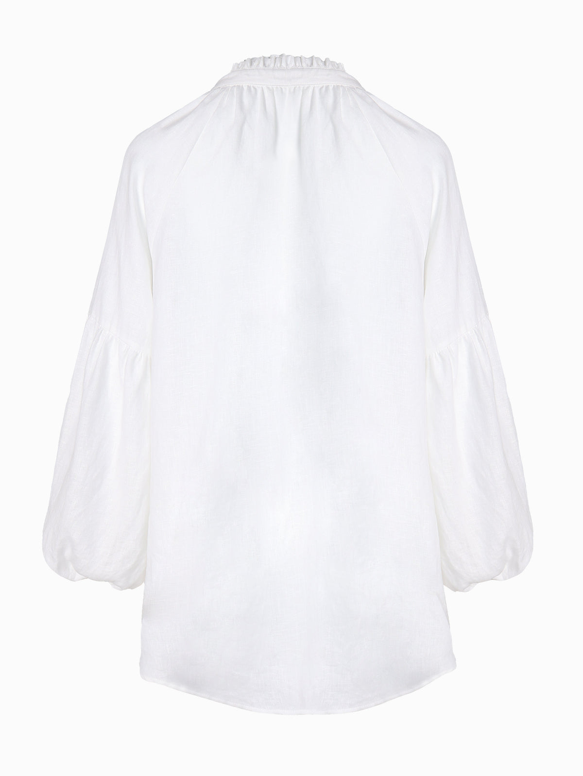 Kell Shirt Linen White - Zjoosh