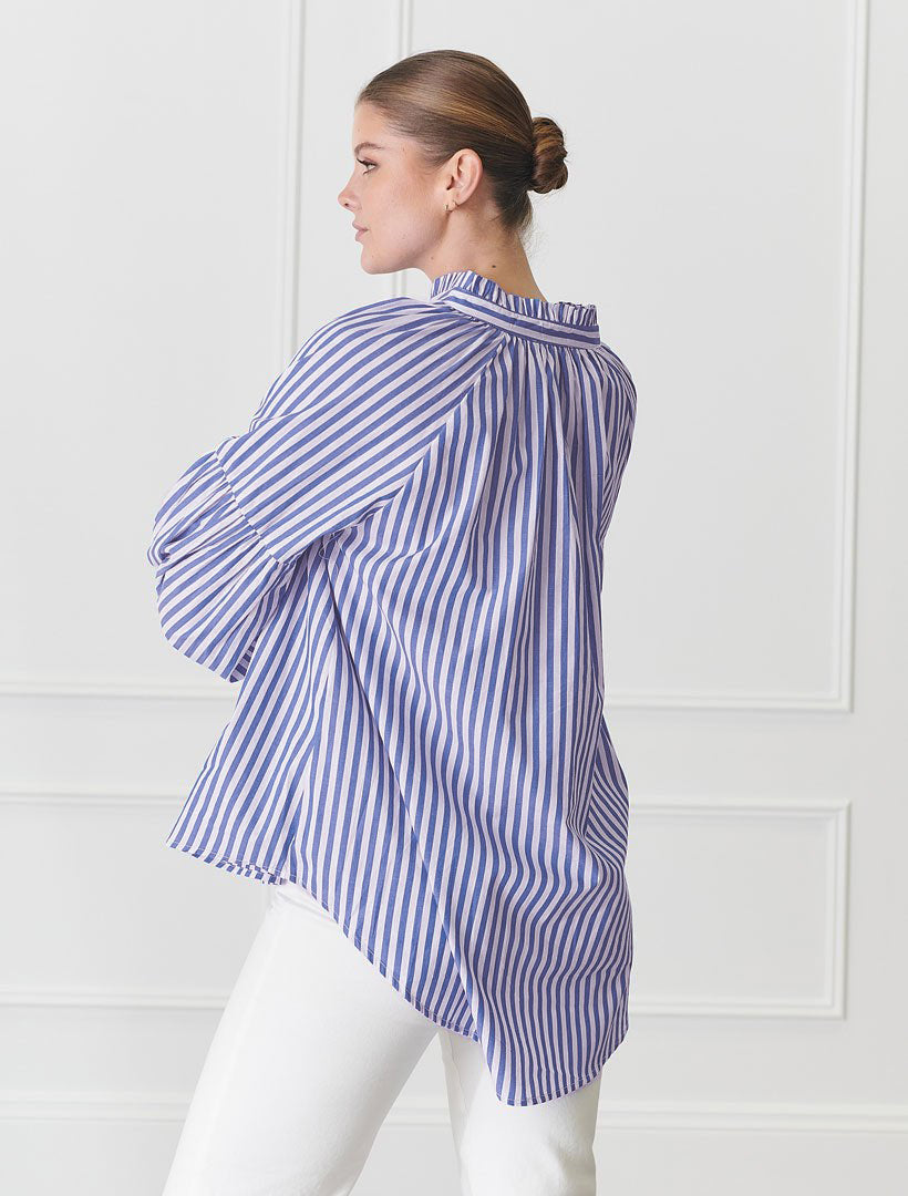 Kell Shirt Stripe Blue