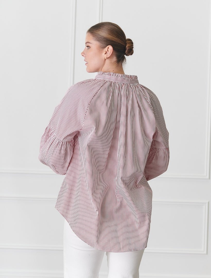 Kell Shirt Stripe Red - FINAL SALE - Zjoosh