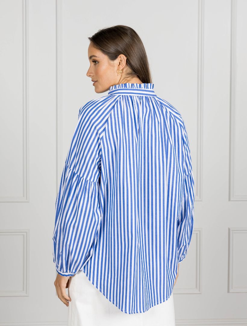 Kell Shirt Stripe Blue