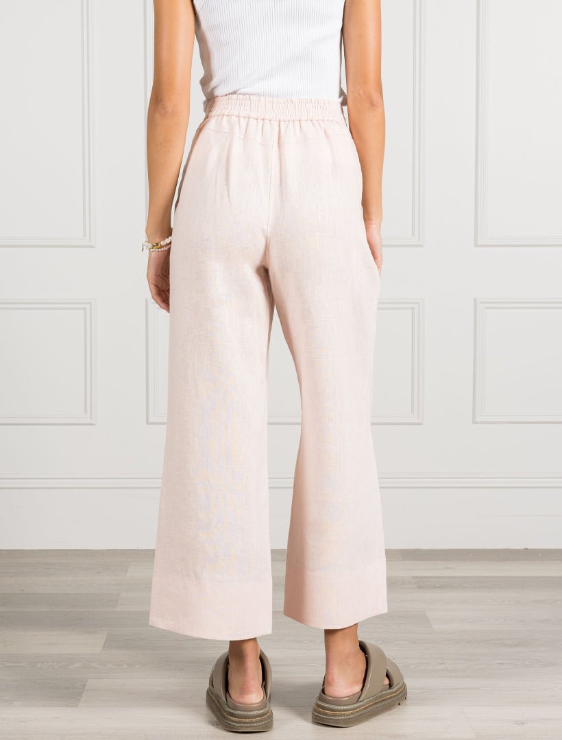 Kirsty Linen Pant Pink - Zjoosh