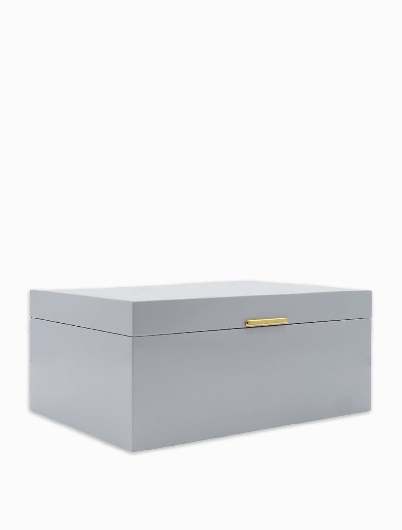 Lacquered Jewellery Box Blue Large - Zjoosh