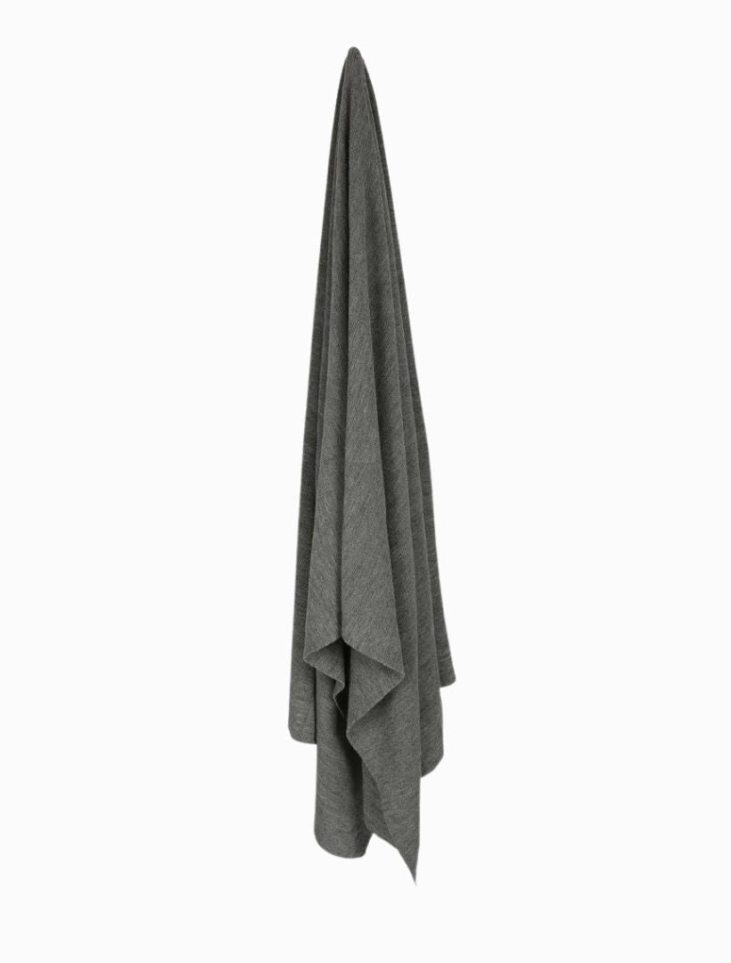 Lancaster Wool Throw Grey - Zjoosh