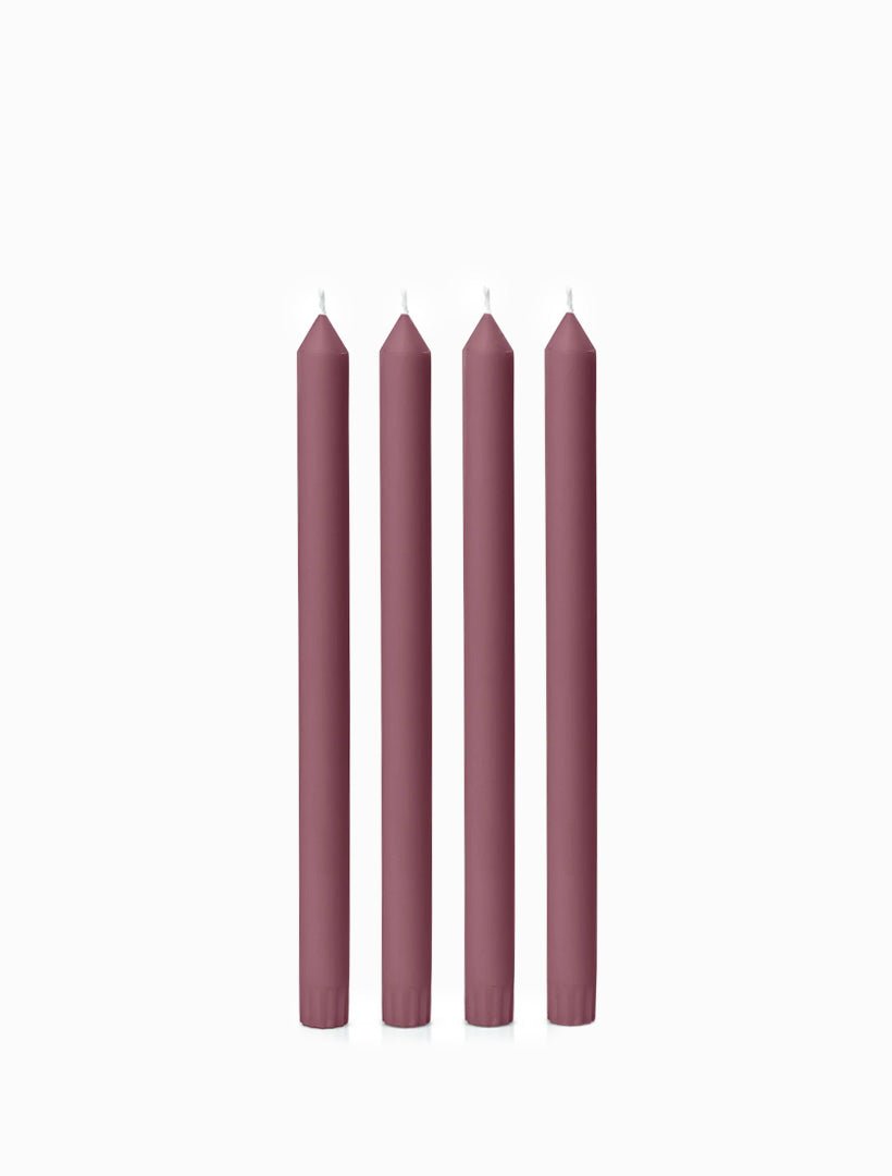 Latte 30cm Dinner Candle (Pack of 4) - Zjoosh