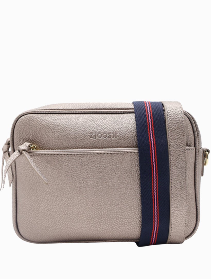 Leah Cross Body Bag Bronze - Zjoosh