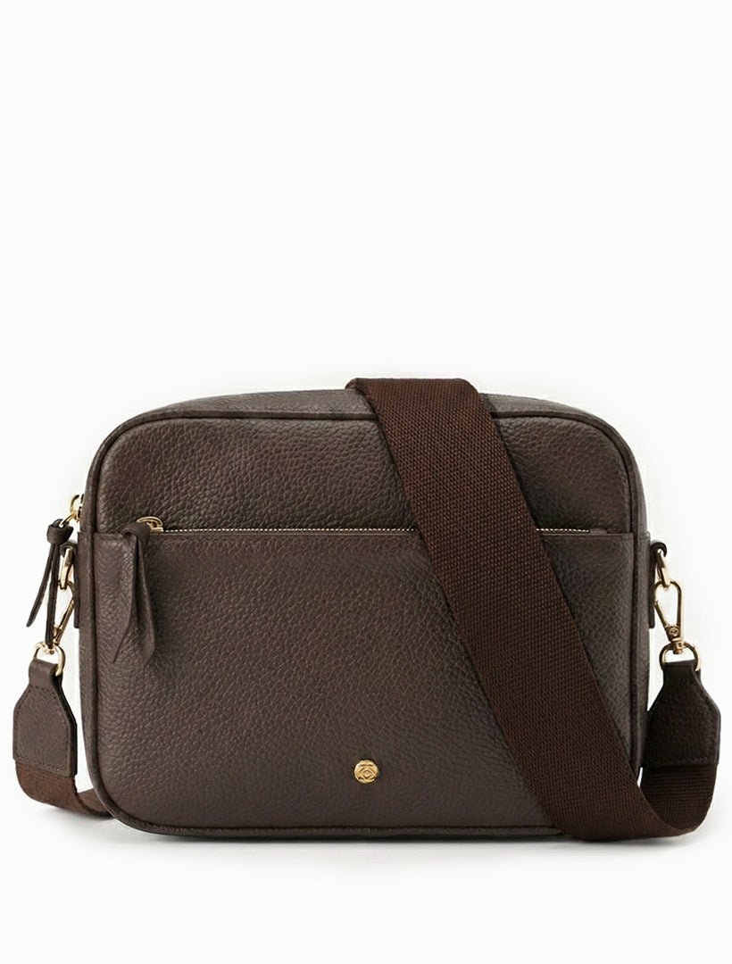 Leah Cross Body Bag Chocolate - Zjoosh