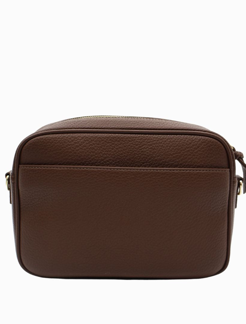 Leah Cross Body Bag Chocolate - Zjoosh