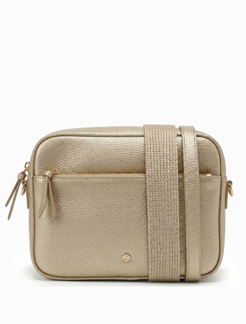 Leah Cross Body Bag Gold - Zjoosh