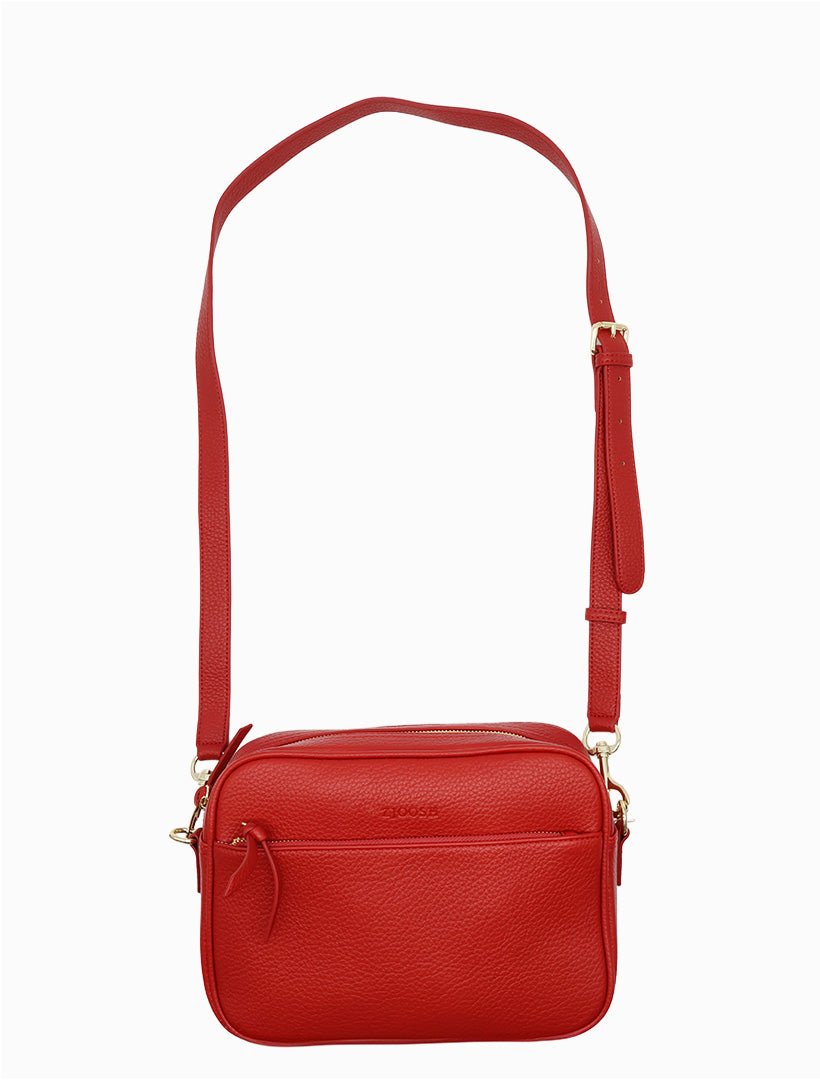 Leah Cross Body Bag Red - Zjoosh