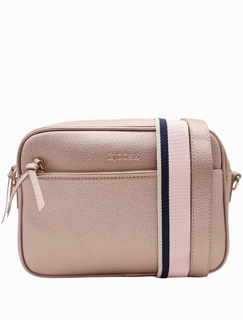 Leah Cross Body Bag Rose Gold - Zjoosh