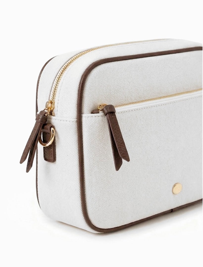 Leah Cross Body Bag White Chocolate - Zjoosh