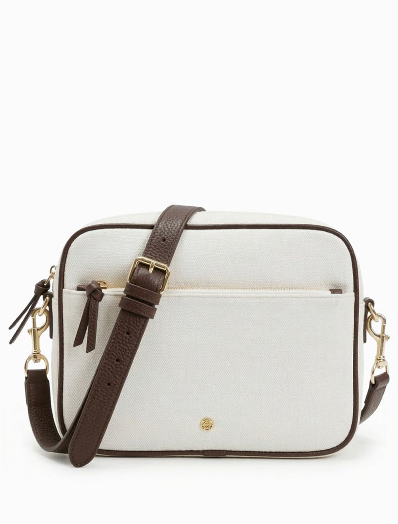 Leah Cross Body Bag White Chocolate - Zjoosh