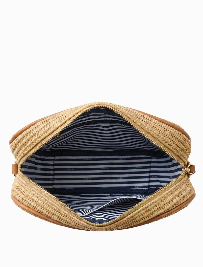 Leah Palma Stud Cross Body Bag Tan - Zjoosh