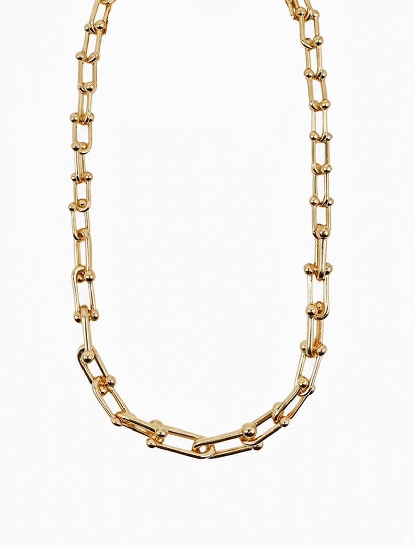 Links Necklace Gold - Zjoosh
