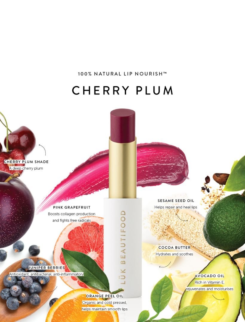 Lip Nourish Lipstick Cherry Plum - Zjoosh