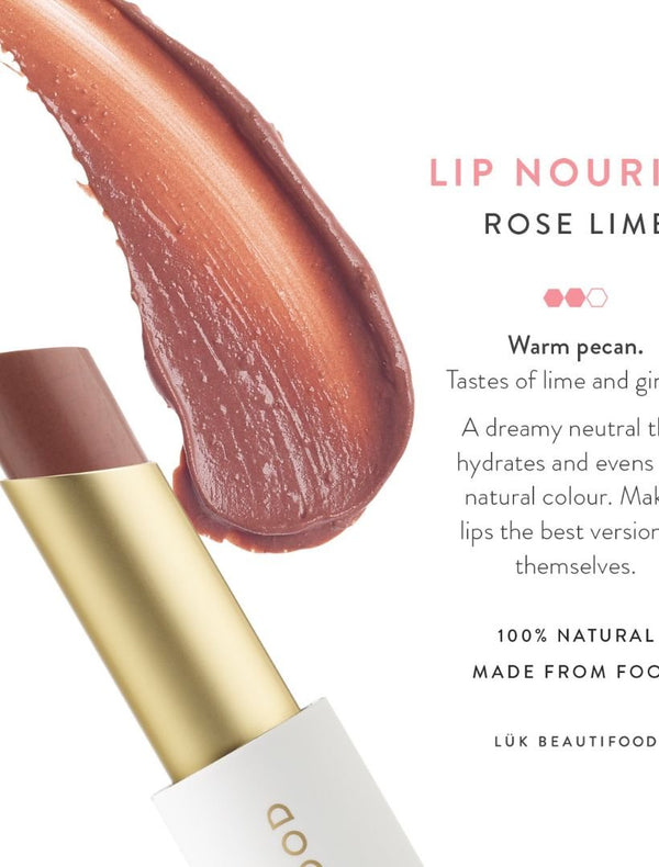 Lip Nourish Lipstick Rose Lime | Luk Beautifood - Zjoosh