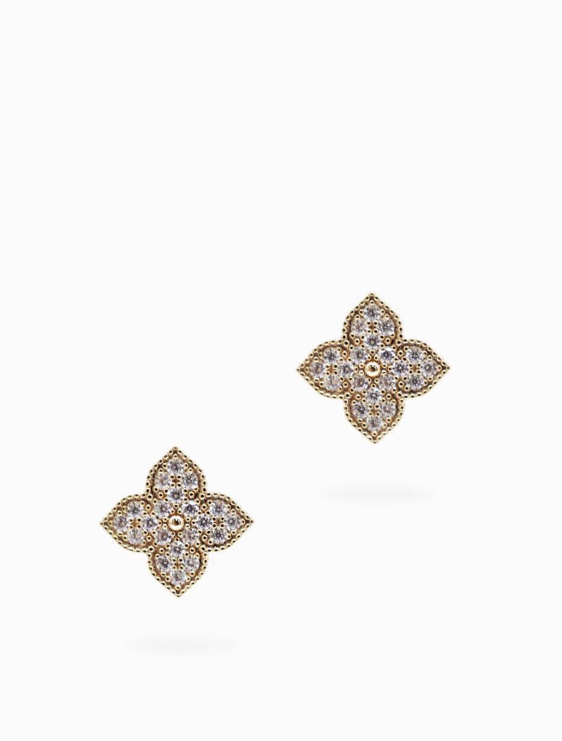 Lotus Studs Gold - Zjoosh