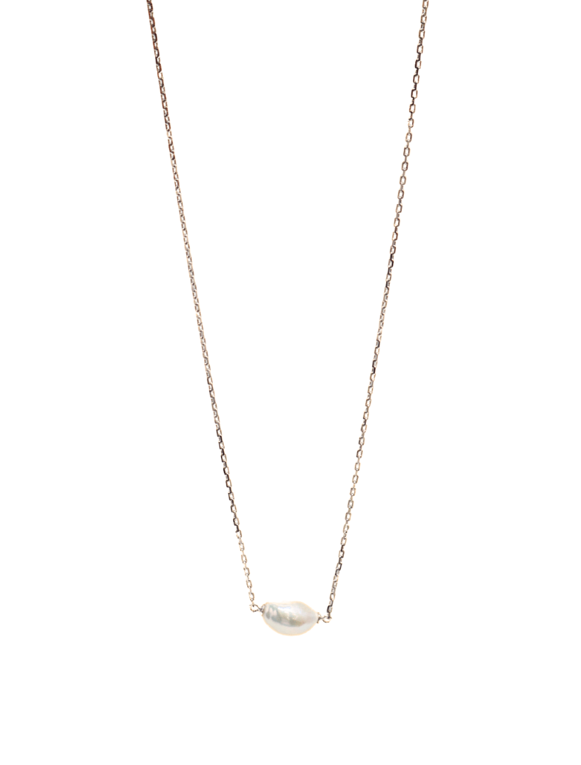 Lucienne Freshwater Pearl on Chain 925 Gold - Zjoosh