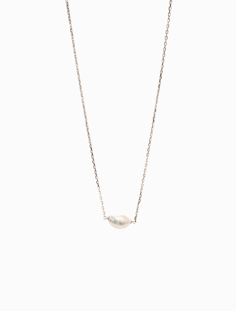 Lucienne Freshwater Pearl on Chain 925 Gold - Zjoosh