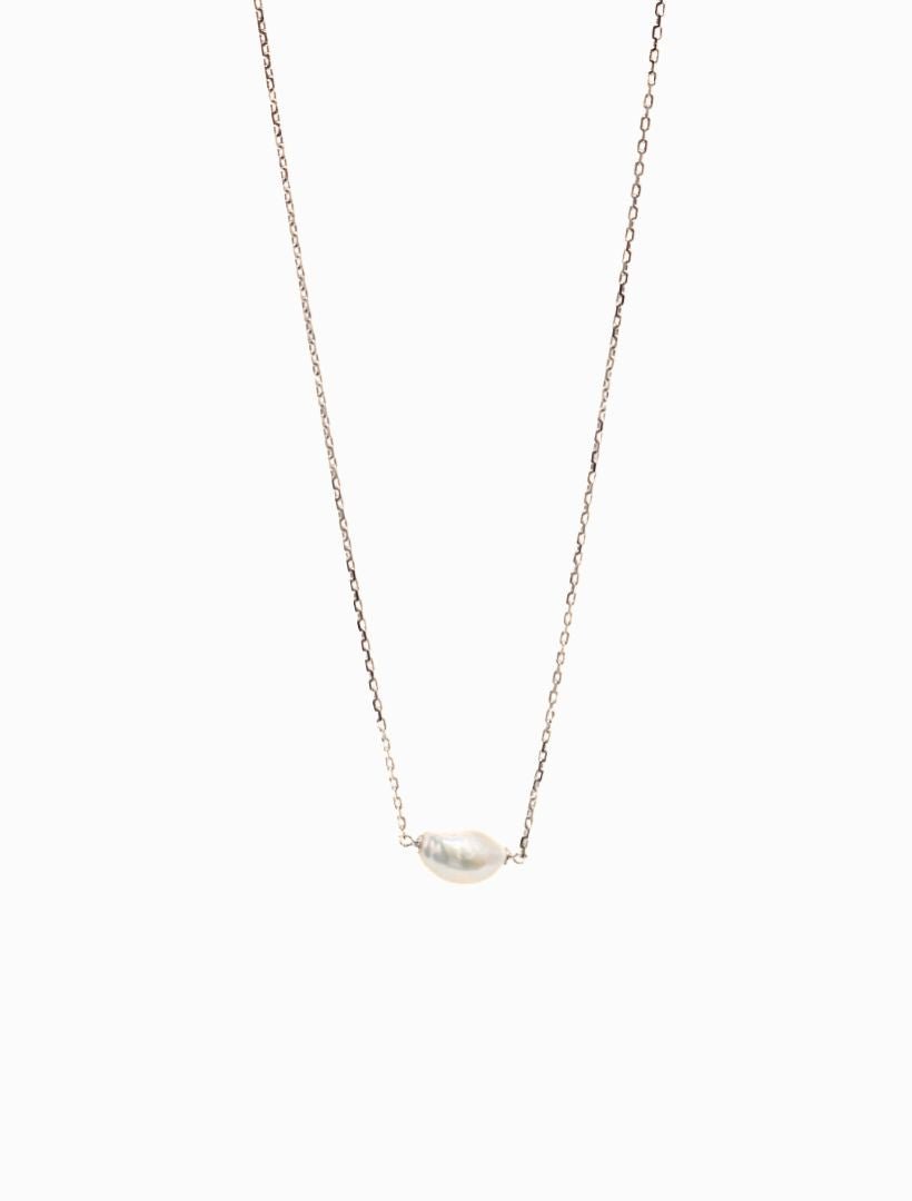 Lucienne Freshwater Pearl on Chain 925 Gold - Zjoosh