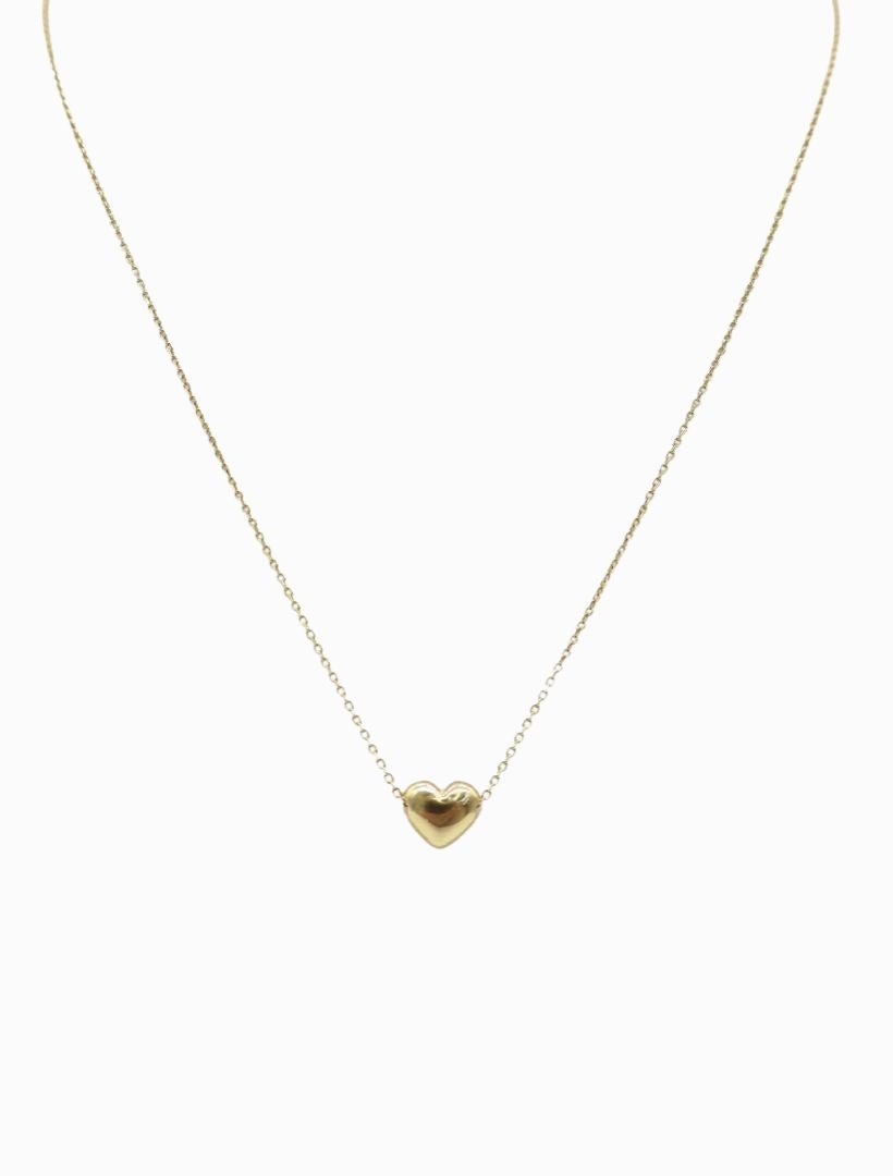 Lucienne Tiny Heart Necklace Gold - Zjoosh